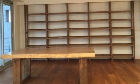 板片-038-書房 書桌-印尼柚木