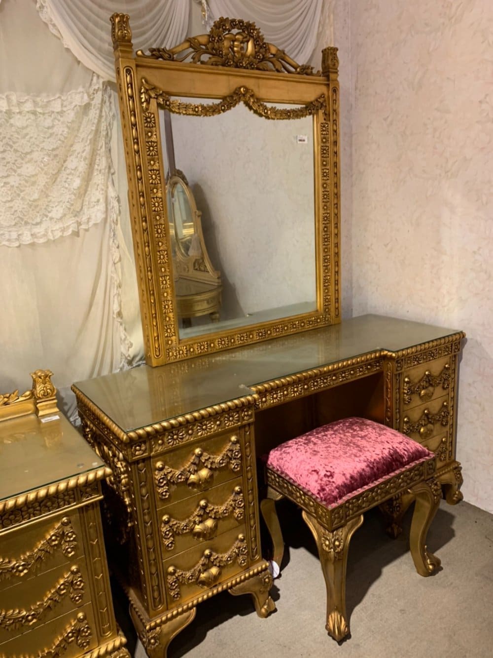 2635.2636.2637金箔玫瑰化妝台組01-155 /