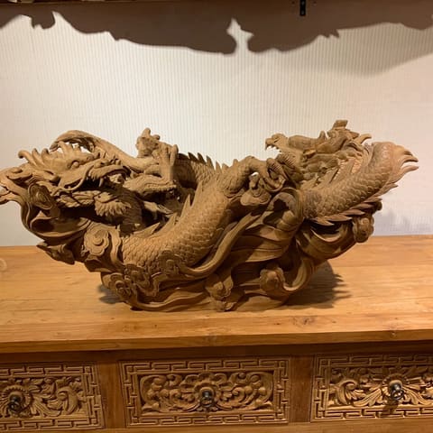 14308/8924  龍雕茶几